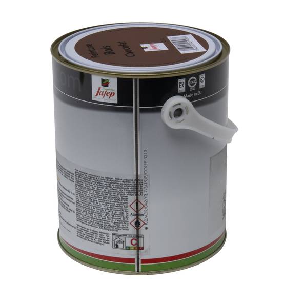 Peinture bois chocolat Jafep - 2,5 L - Image 5