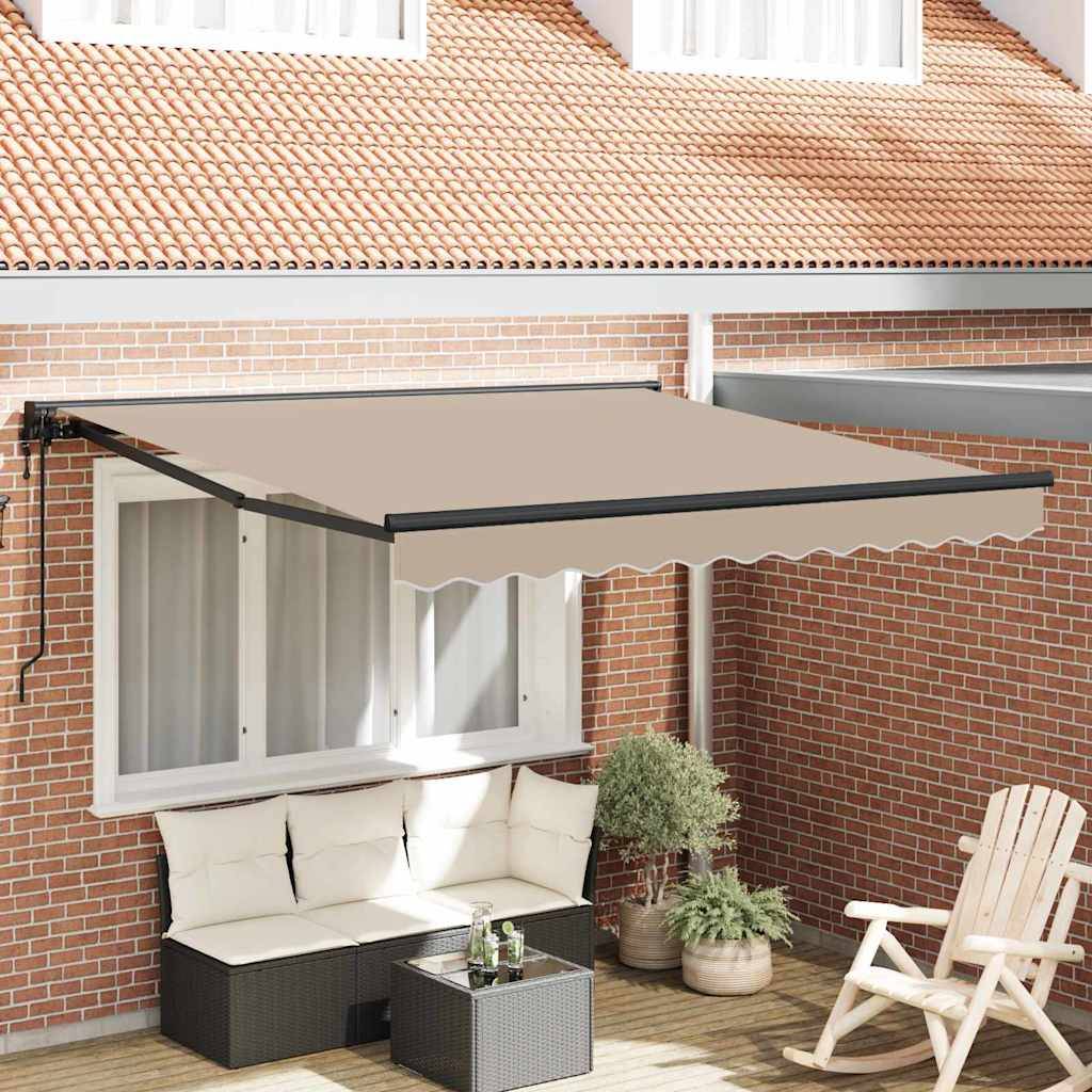 Maison Chic - Store banne | Auvent Rétractable Beige 300 x 250 cm Polyester et métal Maison Chic - Image 2