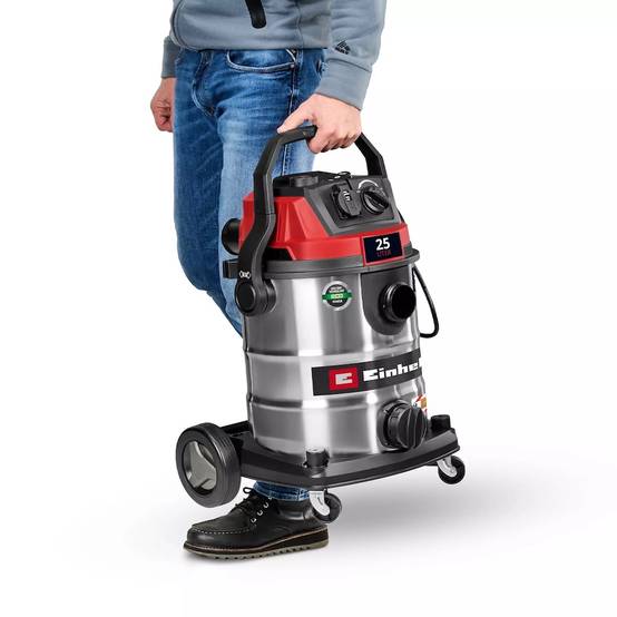 Einhell - Aspirateur eau et poussières – TE-VC 2580 SACL – 1100 W – Cuve inox 25 L – Filtre HEPA – Classe L Einhell - Image 3