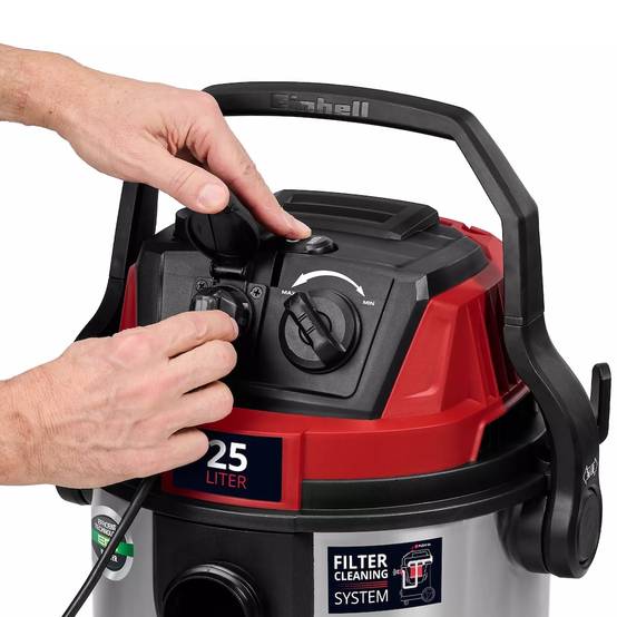 Einhell - Aspirateur eau et poussières – TE-VC 2580 SACL – 1100 W – Cuve inox 25 L – Filtre HEPA – Classe L Einhell - Image 4