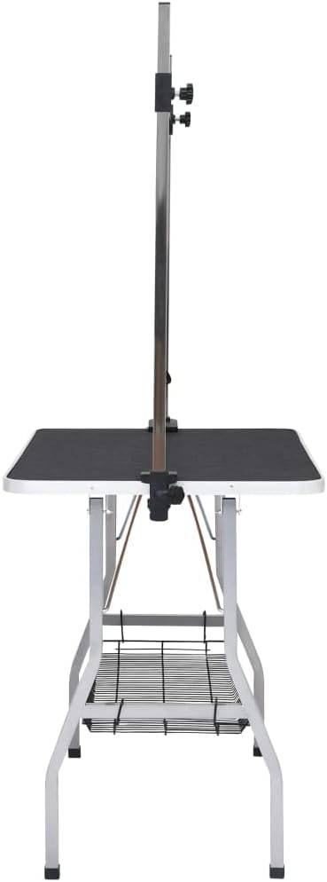 Table de toilettage pliable 90cm en acier avec bras réglable et panier – ComfortXL Outdoor Living - Image 5