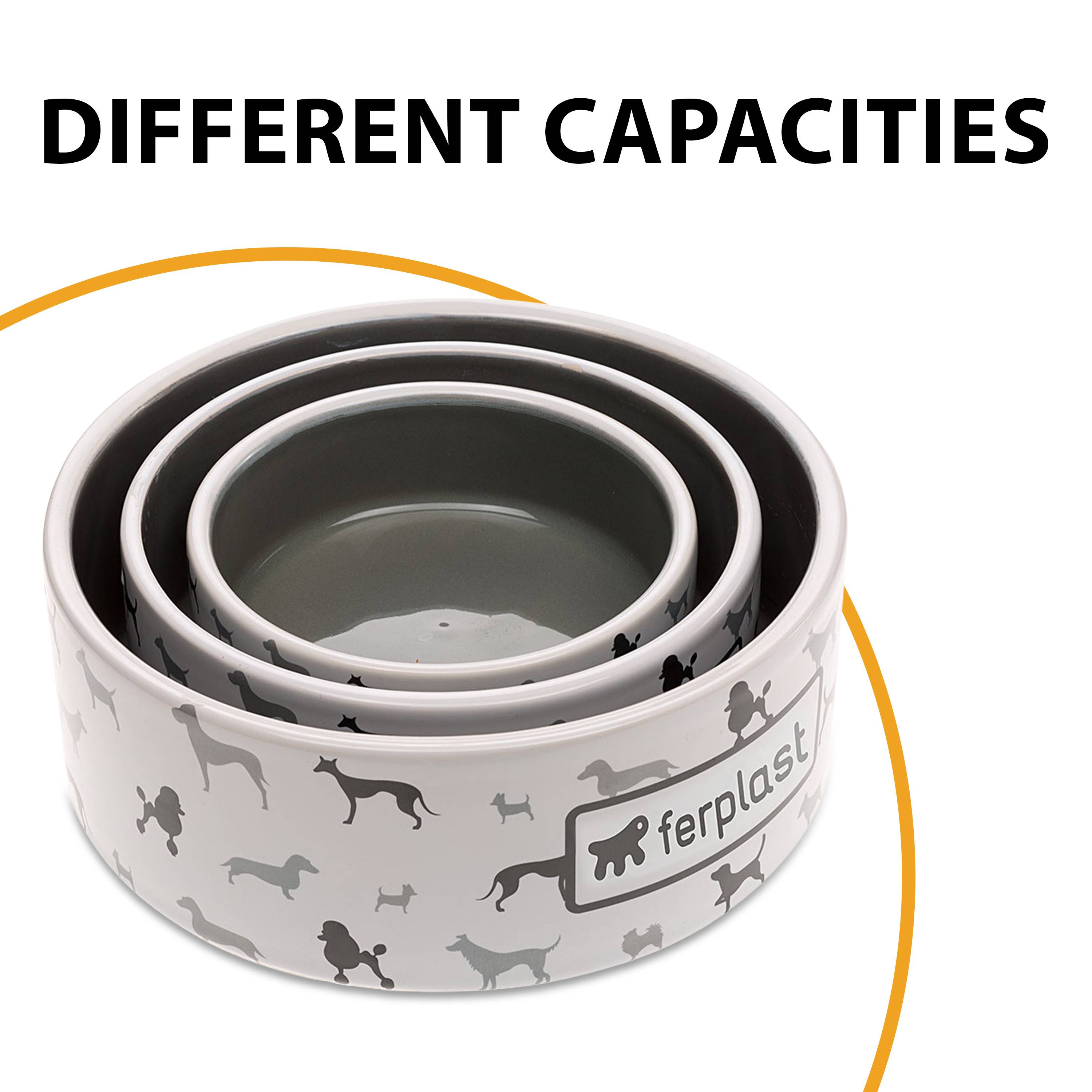 Ferplast - Ecuelle en Céramique pour Petits Chiens et Chats, JUNO SMALL, Fantaisie originale - Image 7
