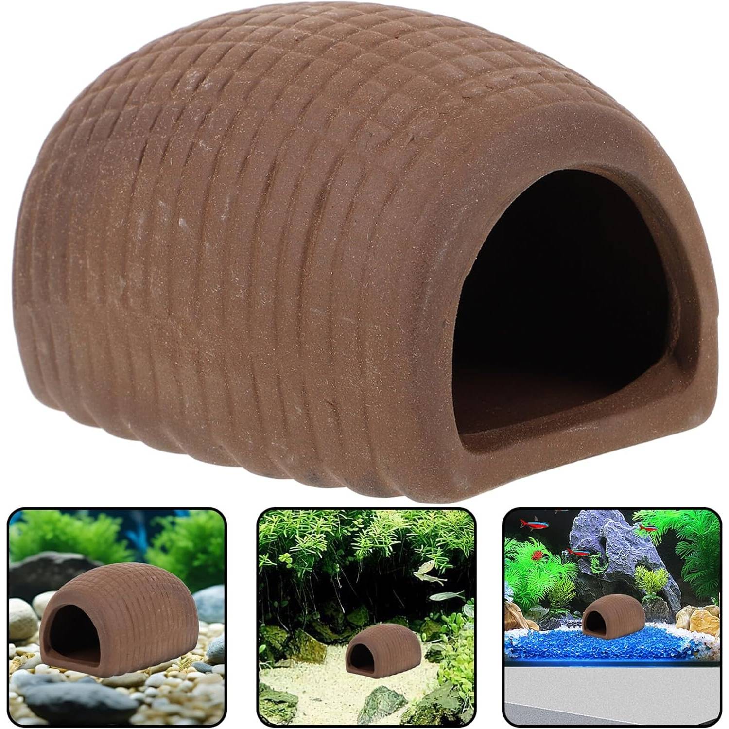 DtopbuyAge - 3 Ornements Céramique pour Aquarium - Cachette Sûre DtopbuyAge - Image 2