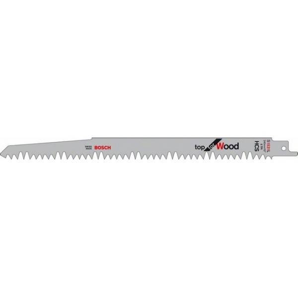 Bosch - Carte de 5 Lames Bois BOSCH HCS S1531L Pour Bois Brut et Vert - 2608650676