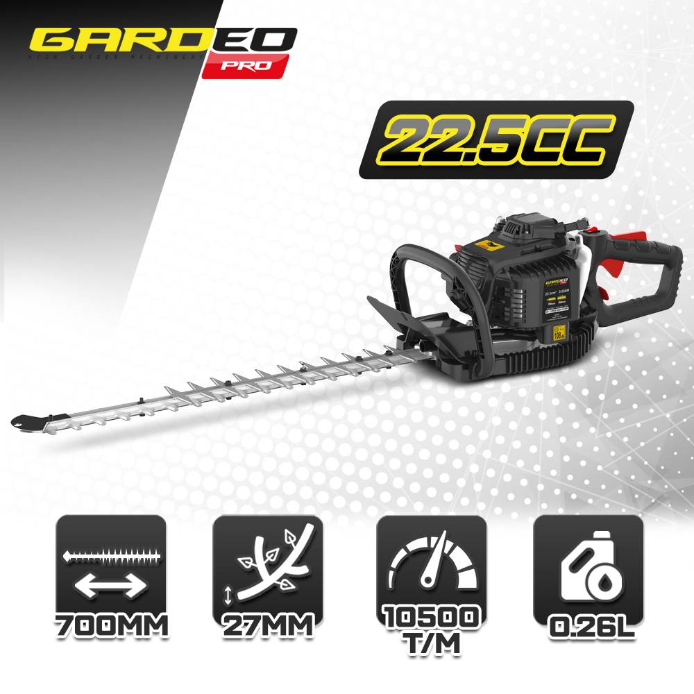 Gardeo Pro - Taille haies thermique 22.5CC avec poignée arrière rotative - Lame 700mm - Image 2