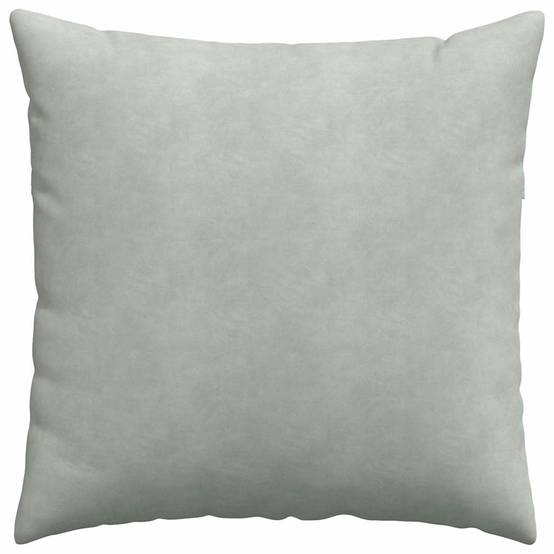 Lot de 2 Coussins Décoratifs Velours Côtelé Doux Housses Amovibles pour Canapé et Fauteuil Gris Clair 80x80 cm – ComfortXL Outdoor Living - Image 6