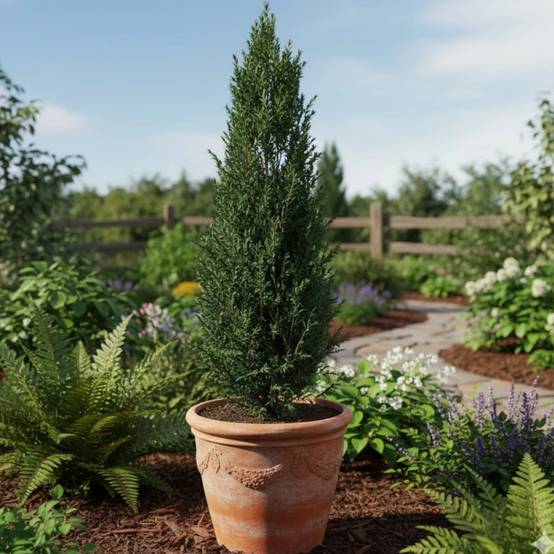 Genévrier commun Compressa, Juniperus - Pot de 3L - 20/40 cm - Image 2