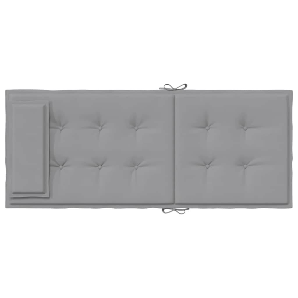 ComfortXL - Lot de 6 Coussins pour Chaise de Jardin Dossier Haut Tissu Oxford Imperméable Salon de Jardin Gris 120x50cm – ComfortXL Outdoor Living - Image 7