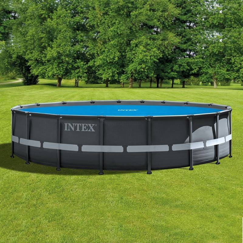 Bâche à bulles ronde pour piscines D. 5,49 m Intex - Image 1