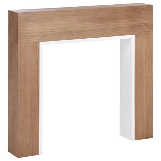 Habillage de cheminée MDF Marron clair BOYANUP - Beliani - Image 3