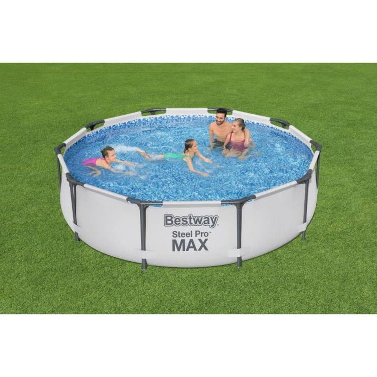 Bestway - Kit piscine hors sol tubulaire ronde 305 x 76 cm avec pompe cartouche Type I - Bestway - Image 2