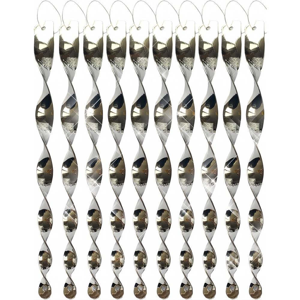 Repulsifs oiseaux-Lot de 12 répulsifs anti-oiseaux - 30 cm - Effet miroir - Living123 - Image 1
