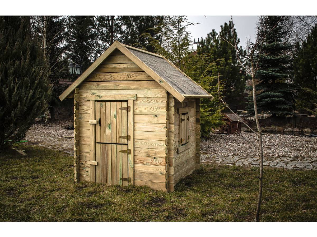Maisonnette En Bois "sophie" - 120 X 120 X 159 Cm -habitat Et Jardin - Image 2