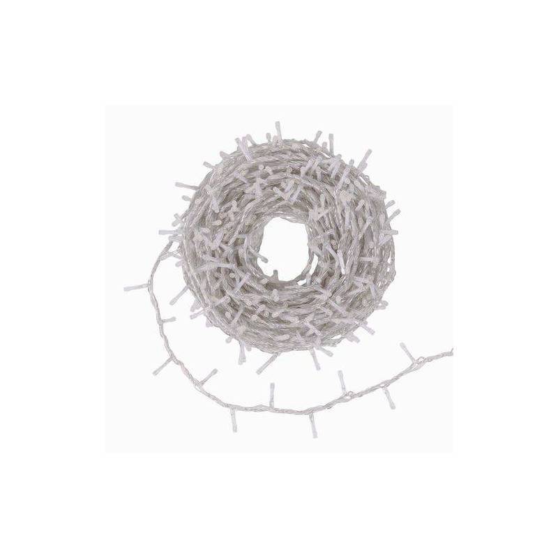 Lotti - Guirlande Mini BOA effet défilant 30m 1660 LED blanc chaud câble transparent - Image 6