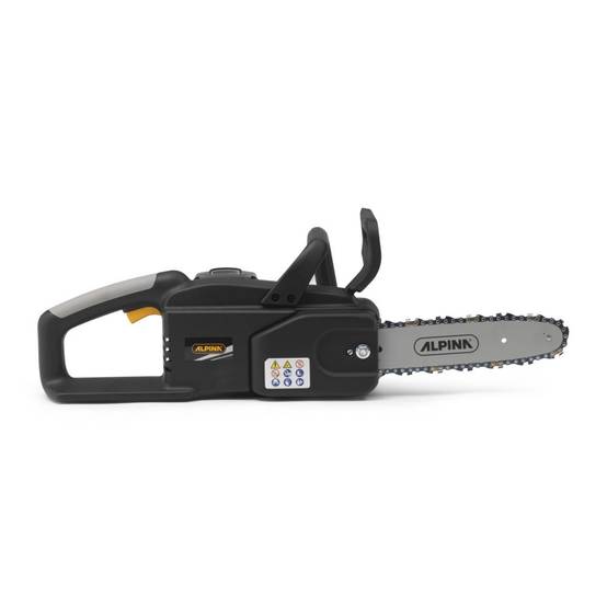 Alpina - Tronçonneuse sans fil ACS 20 Li Kit, 20V, guide 25 cm, frein de chaîne, batterie 4Ah - ALPINA - Image 3