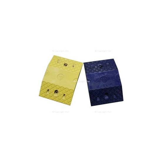 Kit 2 Ralentisseurs SPEED 50 VISO 1 Noir + 1 Jaune - 25cm - 500 x 350 x 500 mm - SPEED50 - Image 1