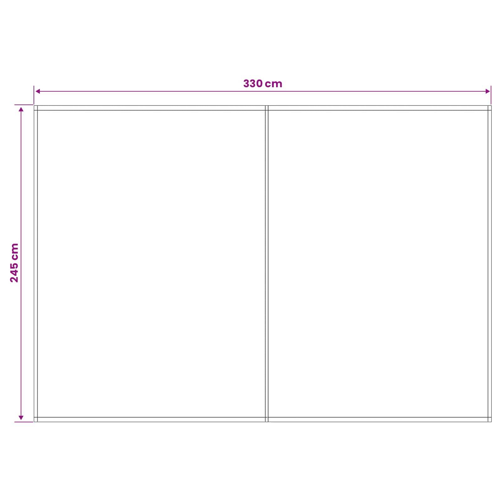PANGIVO - Toile de rechange pour auvent polyester beige 350 x 250 cm - PANGIVO - Image 5