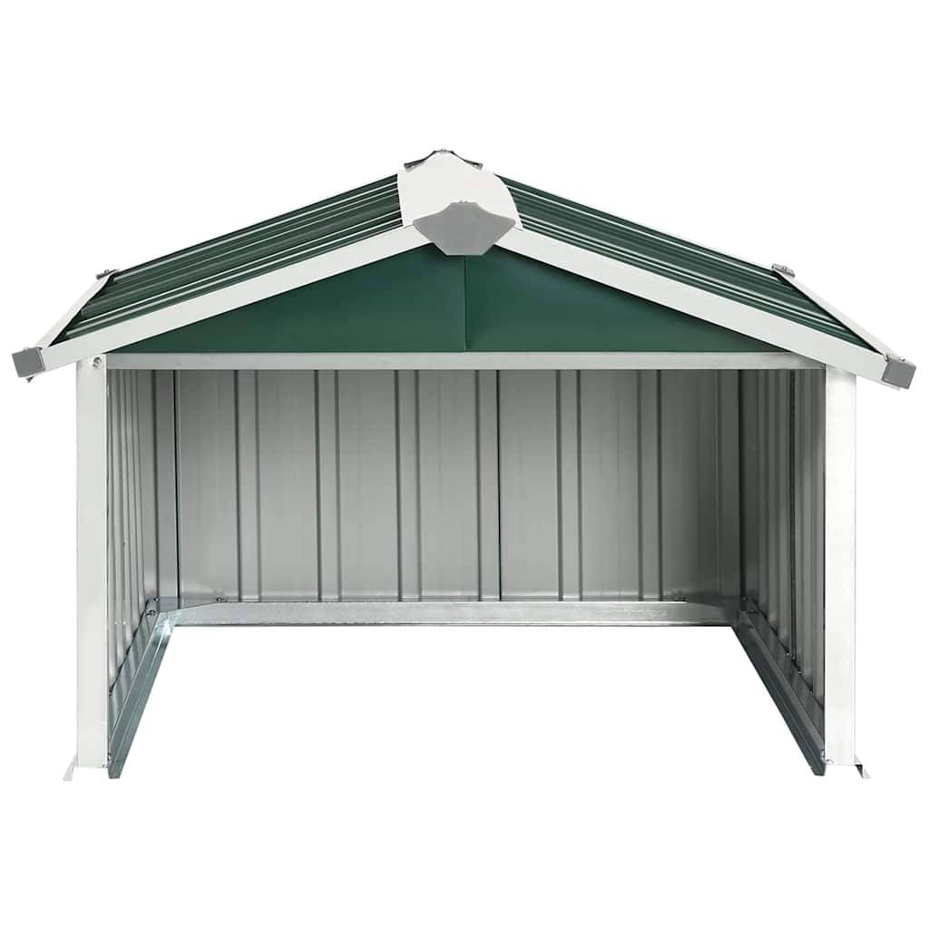 ComfortXL - Abri Robot Tondeuse Acier Galvanisé Jardin Garage Protection 92x97x63cm Vert - ComfortXL Outdoor Living - Image 3