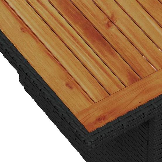 ComfortXL - Salon de Jardin Noir 4 Places Résine Tressée avec Rangements – ComfortXL Outdoor Living - Image 9