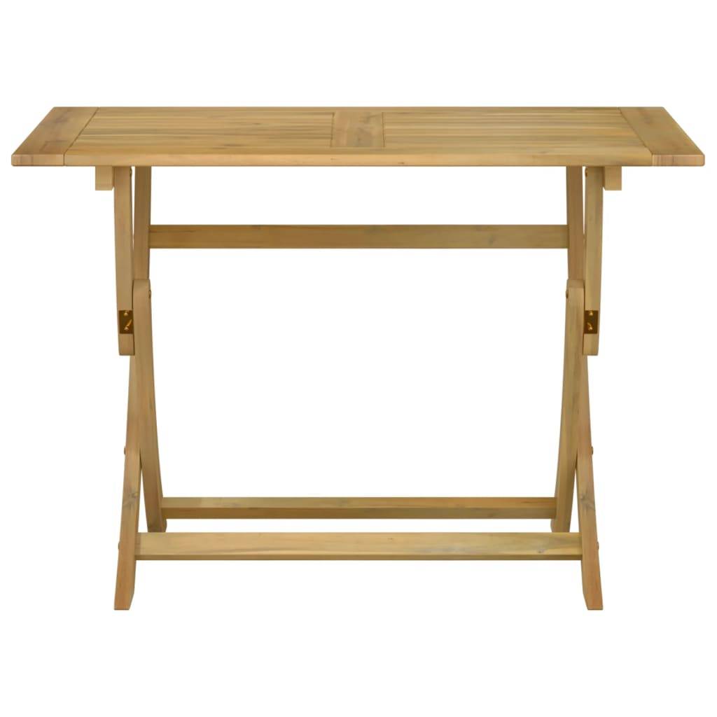 Maison Chic - Ensemble de 5 pcs table de jardin avec chaises - mobilier de jardin Bois d'acacia solide - Image 7