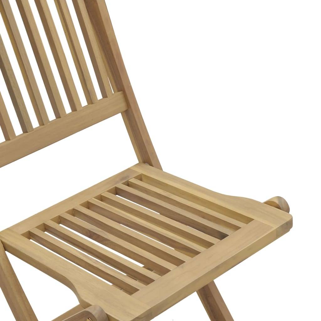 Maison Chic - Ensemble de 5 pcs table de jardin avec chaises - mobilier de jardin Bois d'acacia solide - Image 8