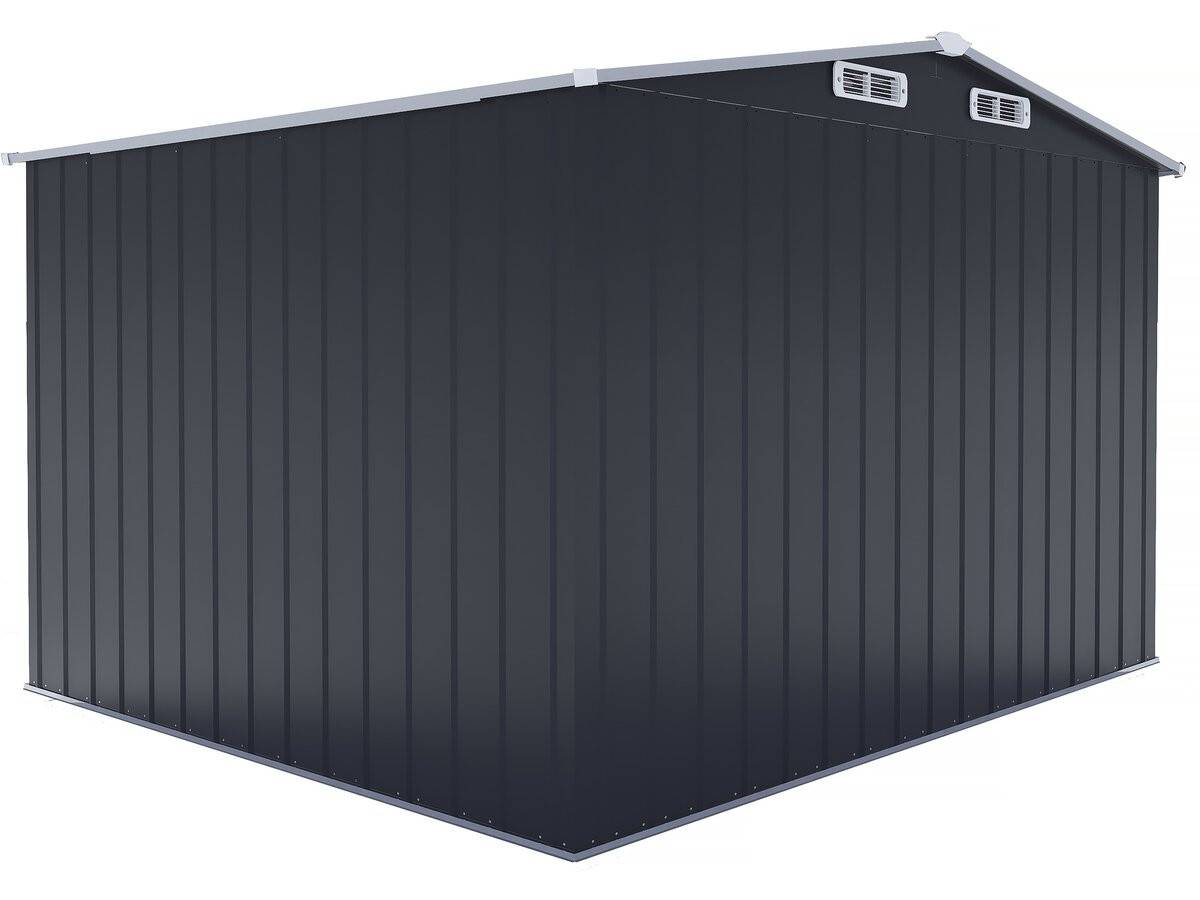 Habitat Et Jardin - Abri De Jardin Métal Avec Porte Coulissante "boston" - 8 M² - Gris -habitat Et Jardin - Image 5