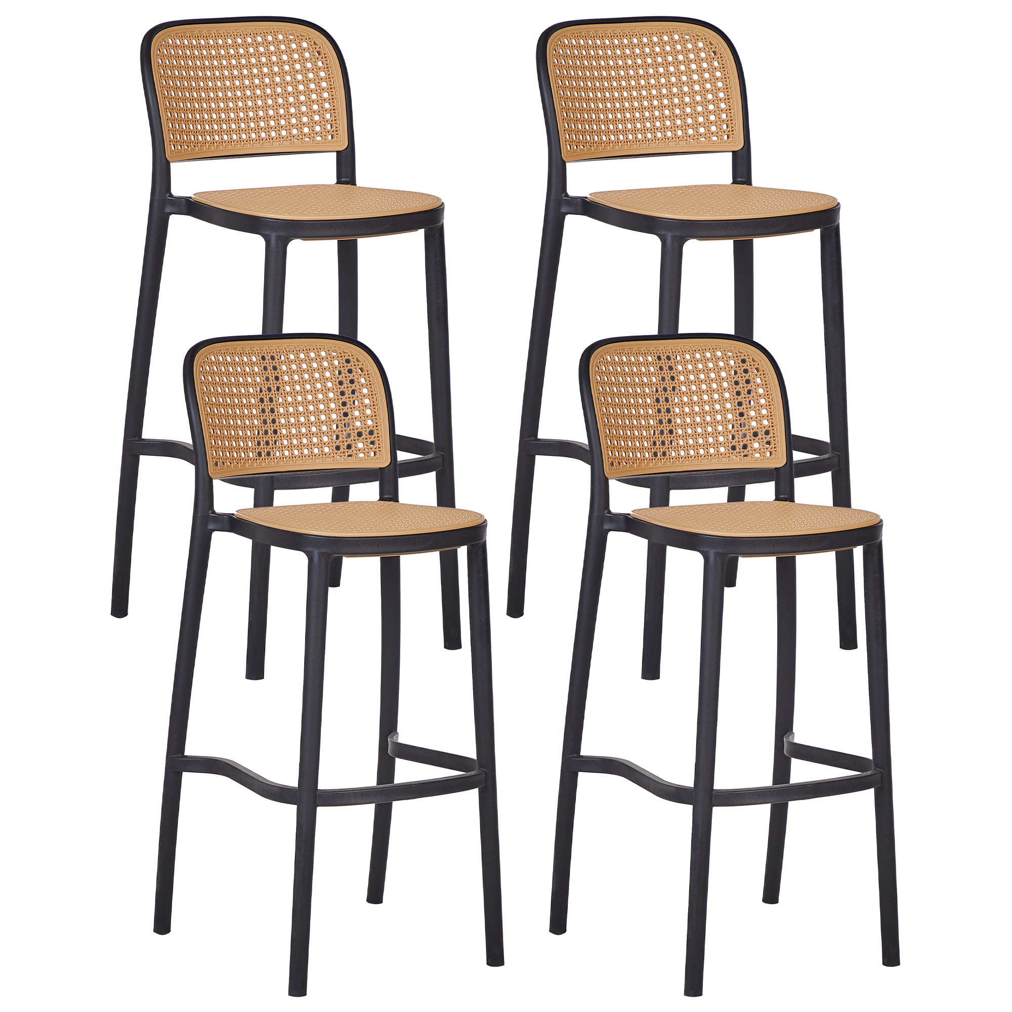 Beliani - Tabouret de bar Polypropylène Beige PLOSE - Beliani - Image 2