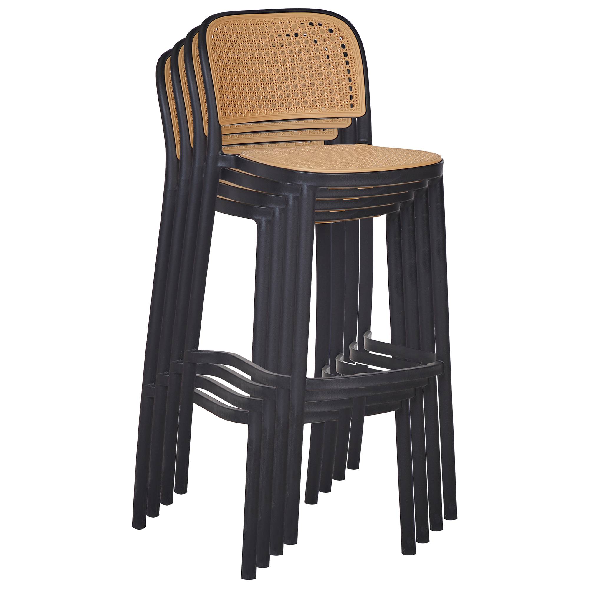 Beliani - Tabouret de bar Polypropylène Beige PLOSE - Beliani - Image 7