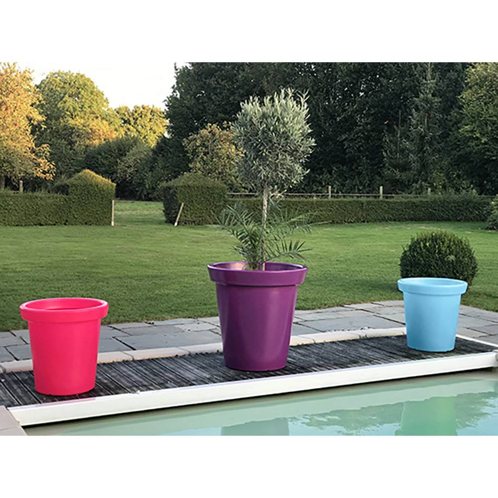 Plast'Up Rotomoulage - Pot de fleurs rond xxl delight 75l- lot de 2 - Image 3
