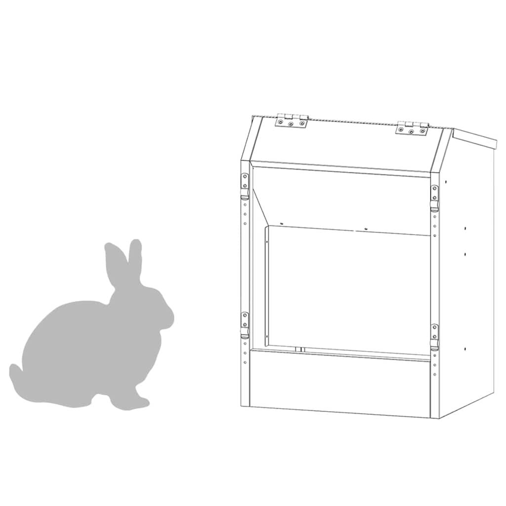 Distributeur Automatique Lapin Métal 3kg Haute Résistance Vert - ComfortXL Outdoor Living - Image 7