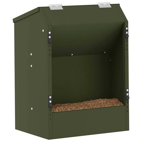 Distributeur Automatique Lapin Métal 3kg Haute Résistance Vert - ComfortXL Outdoor Living - Image 3