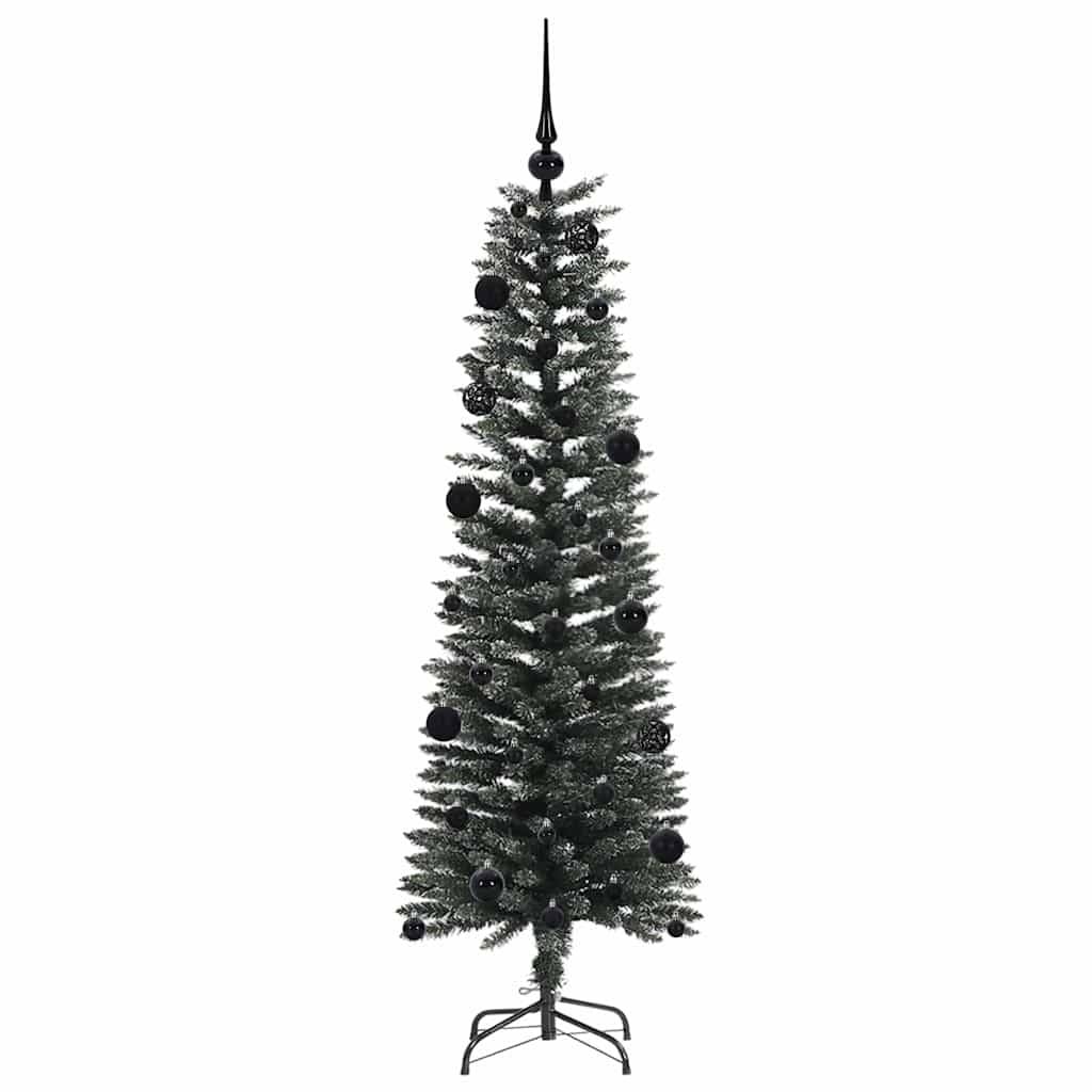 Sapin de Noël | Arbre de Noël artificiel Vert 150 cm PVC, plastique et acier Maison Chic - Image 4