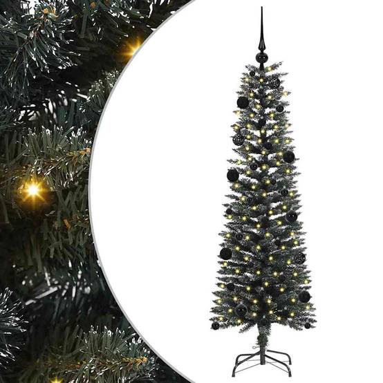 Sapin de Noël | Arbre de Noël artificiel Vert 150 cm PVC, plastique et acier Maison Chic - Image 1