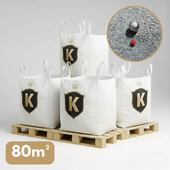 Sable des Champions gris 0/8 mm – Pack 4 Big Bag +/- 1,5T – Pétanque - Image 1