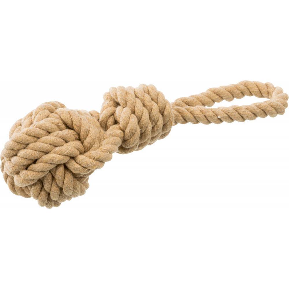 Trixie - Corde de jeu avec balle tressée diametre 7 long 20 cm pour chiens - Image 1