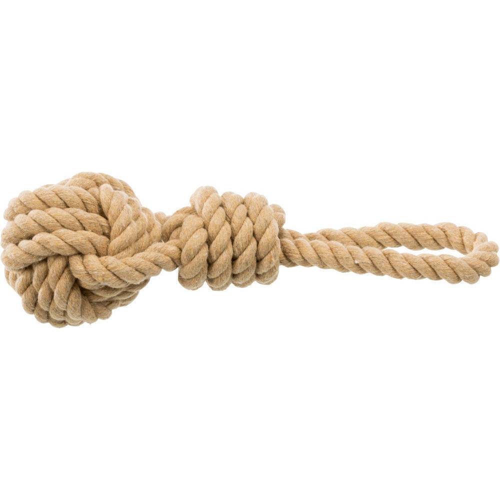 Trixie - Corde de jeu avec balle tressée diametre 7 long 20 cm pour chiens - Image 2