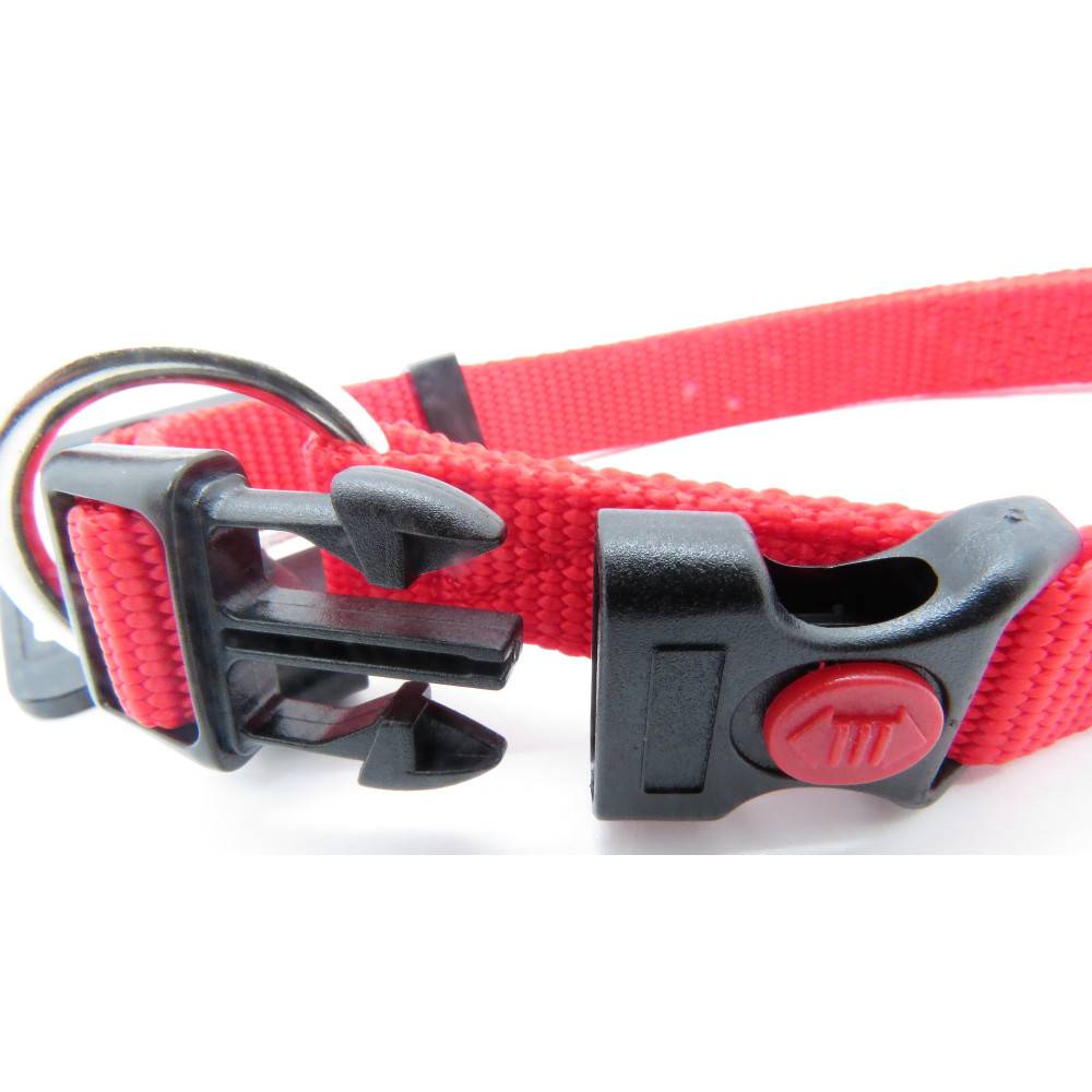 Flamingo - Collier Ziggi rouge 30 -45 cm. 15 MM . taille S. pour chien. - Image 5