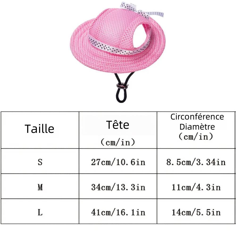 Chapeau de soleil pour chien m - IntiMeg - Image 3