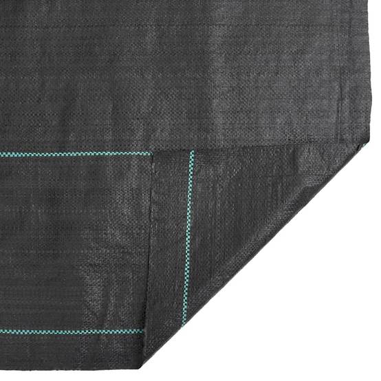 Toile de Paillage 60g/m² Anti-Mauvaises Herbes pour Jardin Potager Allée 0,5x10 m Noir - ComfortXL Outdoor Living - Image 7