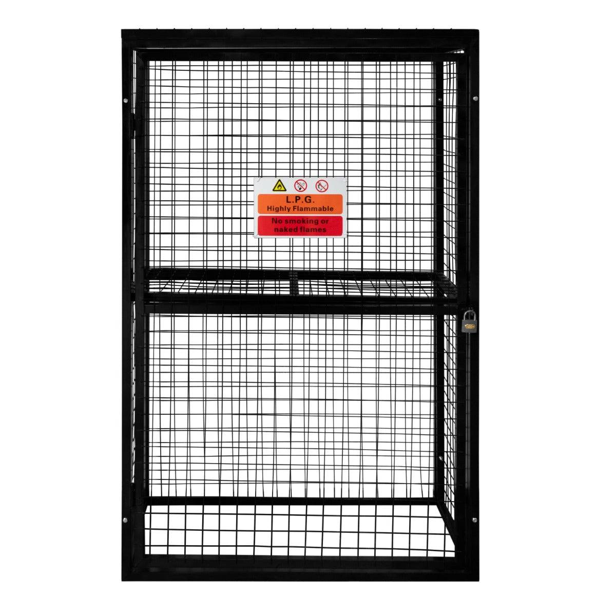 Monstershop - Cage Métallique Bouteilles de Gaz - 57 x 116 x 184cm - Image 1