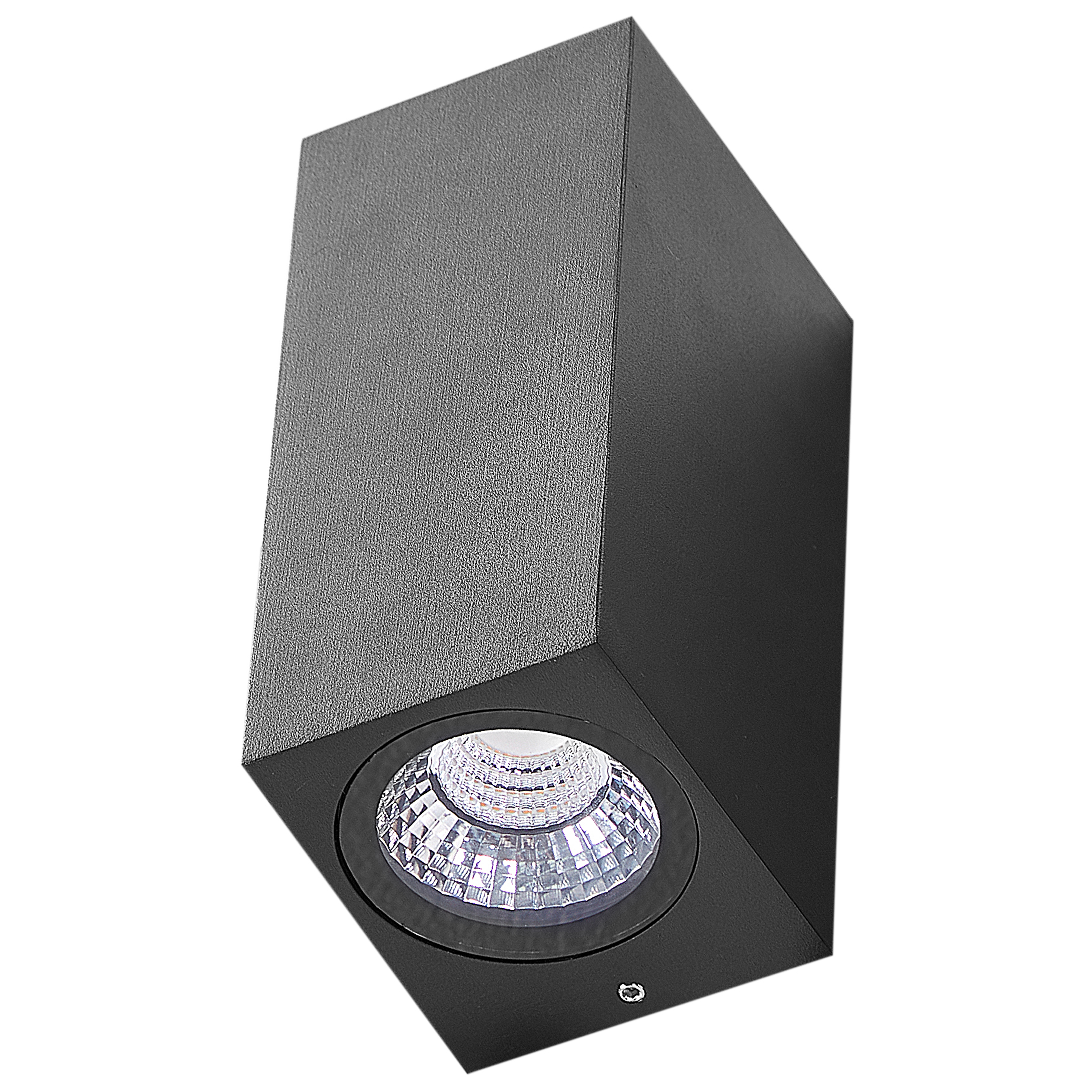 Beliani - Set de 2 Lampes LED Murales d'Extérieur Noir en Aluminium et Verre 15 cm Extérieur Design Jardin Patio Moderne - Image 6