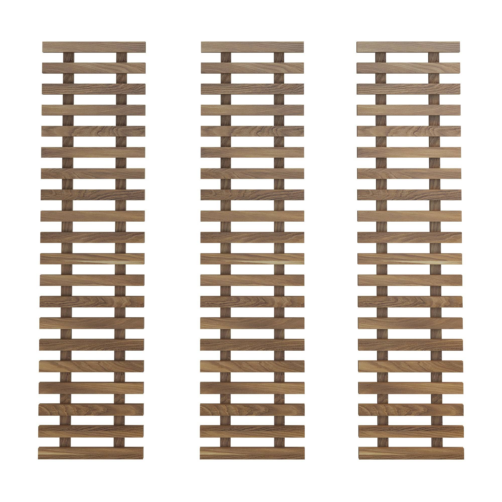 Helloshop26 - Support mural pour plantes pin 100 x 24 cm bois foncé - Image 2
