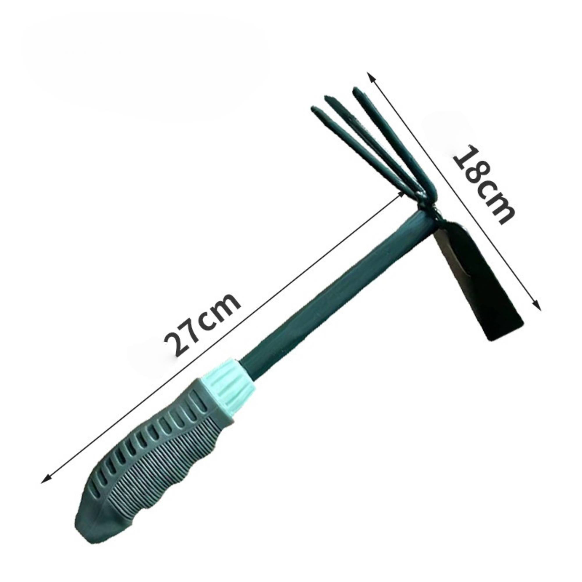 Serfouette Binette à Main Outil Jardin Labourer Désherber Sol 3 Dents Tête Large Travail Terre Légère Pratique Robustee DtopbuyAge - Image 2
