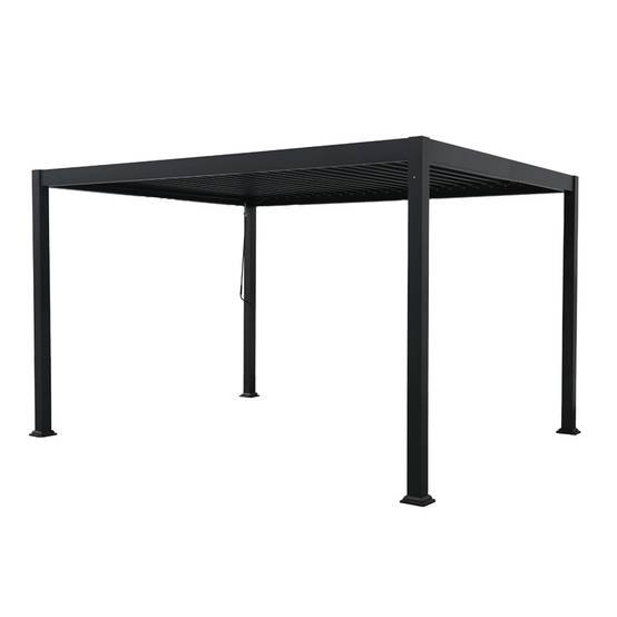 Pergola bioclimatique 3 x 4m Zeus anthracite - Gecko Jardin - Image 2