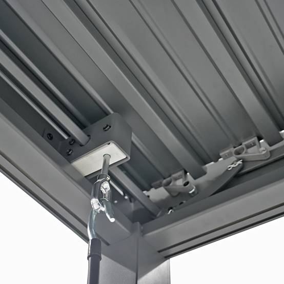 Pergola bioclimatique 3 x 4m Zeus anthracite - Gecko Jardin - Image 5