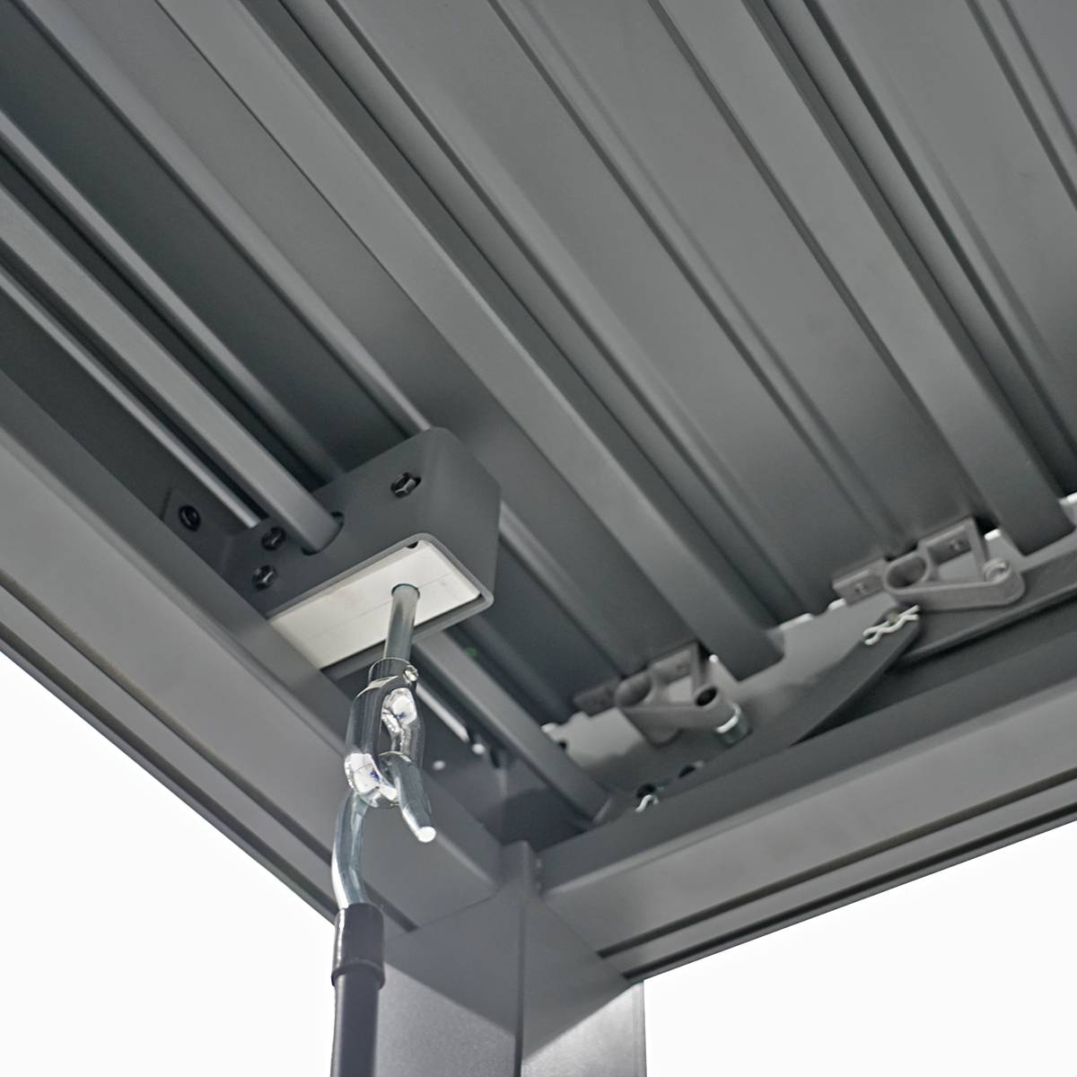 Pergola bioclimatique 3 x 4m Zeus anthracite - Gecko Jardin - Image 5