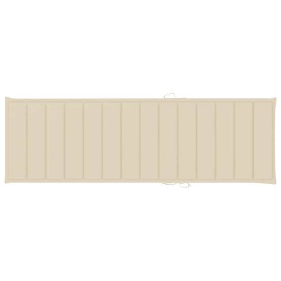 Chaise longue 2 personnes bambou beige 200 x 130 x (24-87) cm - PANGIVO - Image 10