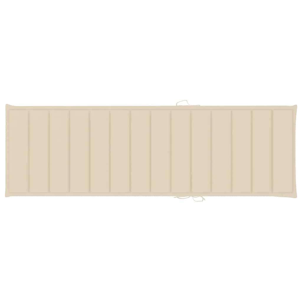 Chaise longue 2 personnes bambou beige 200 x 130 x (24-87) cm - PANGIVO - Image 10