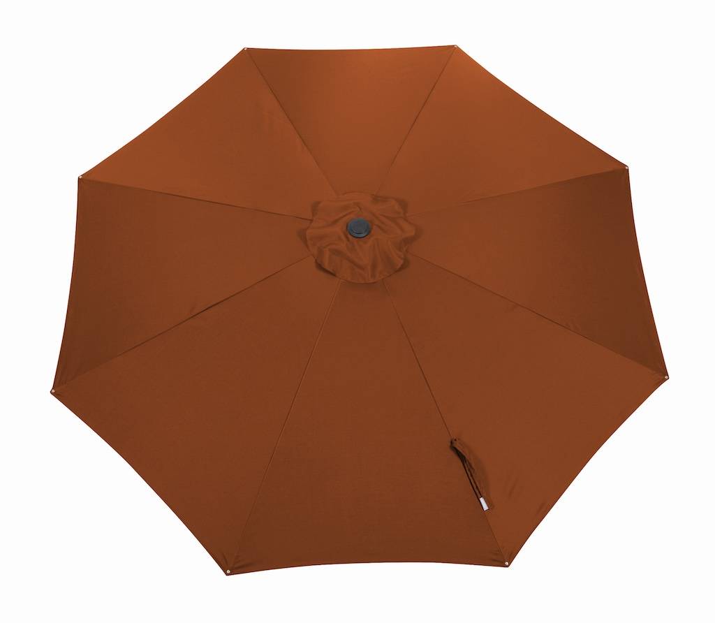 Proloisirs - Toile Parasol Mat Droit 300 par 8 Polyester 200gr SD - Sienne PROLOISIRS
