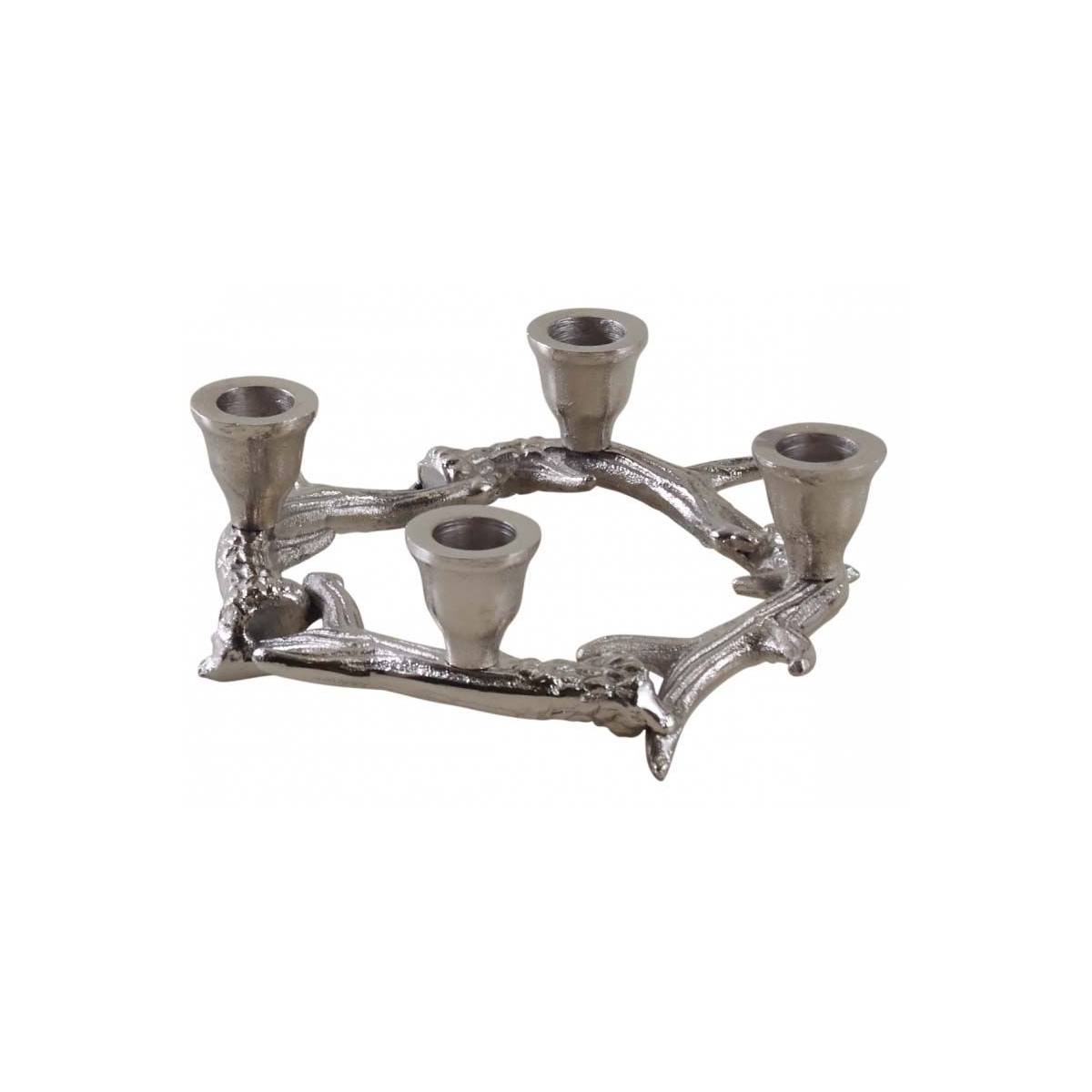 Aubry Gaspard - Bougeoirs bois de cerf en aluminium - Image 1